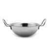 Coconut Stainless Steel Nano Kadai with Handles | Small Serving & Cooking Kadhai | Mirror Finish, Heavy Gauge & Rust Resistant | Ideal for Curries, Snacks & Table Serving.