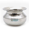 Coconut Stainless Steel Hammered Dekshi Capacity - 1000 ML