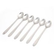 Coconut Stainless Steel Soda/ Amitabh Spoon for bottles, Set of 6 (Food Grade)