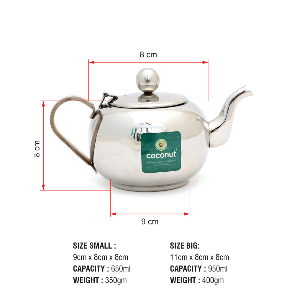 Coffee Pot, Long Spout Tea Kettle, For Tea, Coffee Kitchen Home Steel Color  500ml 