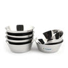 Coconut Stainless Steel Heavy Gauge, Mirror Polish, Solid Bowl/ Vati / Katori / Set of 6 -Available sizes in Capacity 500ml, 700ml, 900ml,1150ml, Model - C28 Alaska, Serving Bowls for Soup, Salad, Dessert, Dal, Vegetable