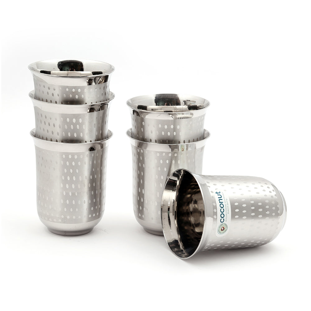 Coconut Stainless Steel Glasses
