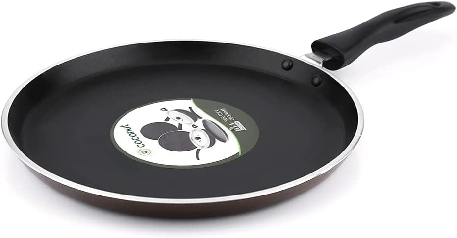 Non-Stick Aluminium 5mm Dosa Tawa, Premium Flat Pan, (28cm