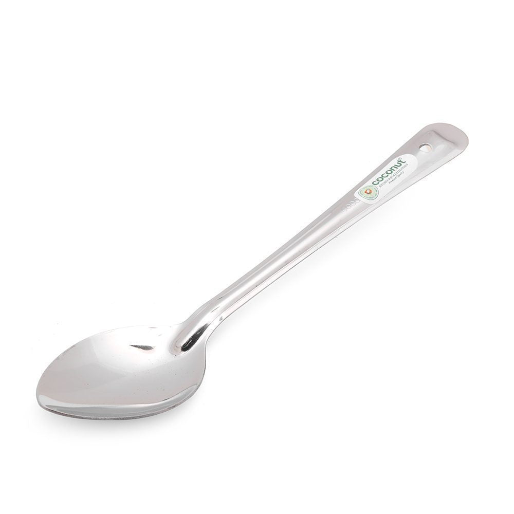 11 Solid Basting Spoon Stainless Steel - Neighbors Mercantile Co