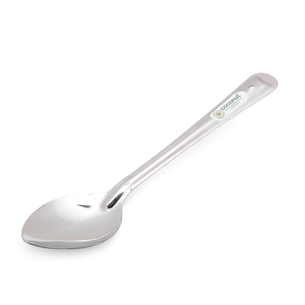 Coconut Stainless Steel Basting Spoon Size-5 Serving Spoon - Model - L20