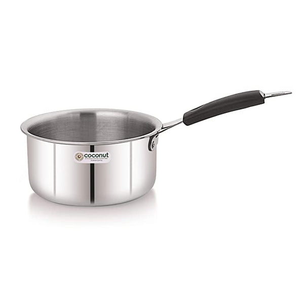 Coconut Stainless Steel Triply Sauce Pan /cookware/serveware- 1 Unit (Induction Friendly)