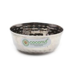 Coconut Stainless Steel Heavy Hammered Kadai with handle – Coconut Store