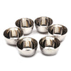 Coconut Stainless Steel - Citrus Vati | Set of 6 | Bowl for serving  Fruits, Snacks, Soups, Tea, coffee, Milk, Food | Bowl | Vati | Katori | Model - C48 Citrus Vati