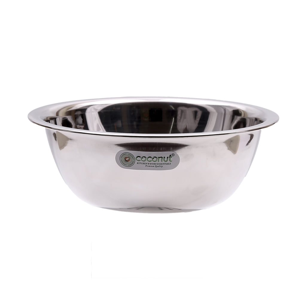 UPKOCH mixing bowls household vegetable washing basin extra large mixing  bowl stainless bowls big mixing bowl flat bottom basin metal bowls salad  28c