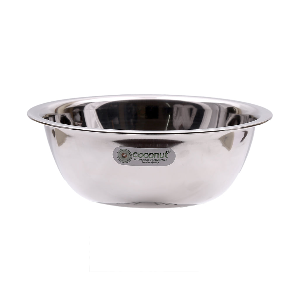 Coconut Stainless Steel Bowl/Mixing Bowl/Besin- 1 Unit