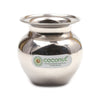 Coconut Stainless Steel - Lota | Pack of 2 | Kalash | Gunj | Chambu | Traditional Pot | Ideally Used in Pooja, Kitchen, Bathroom | Lota for Drinking Juice, Lassi, Water | Mirror Finish | Heavy Gauge | Model - L21 Pooja Junior