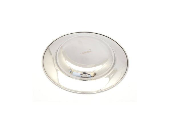 Coconut Stainless Steel Soup Plates/Breakfast Plates/Idly Plates - 2 Units - Dimension - 19 Cm