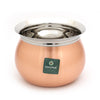 Coconut Stainless Steel Tomato FC Copper Handi/Cookware (Without Handle & Lid) - 1 Unit