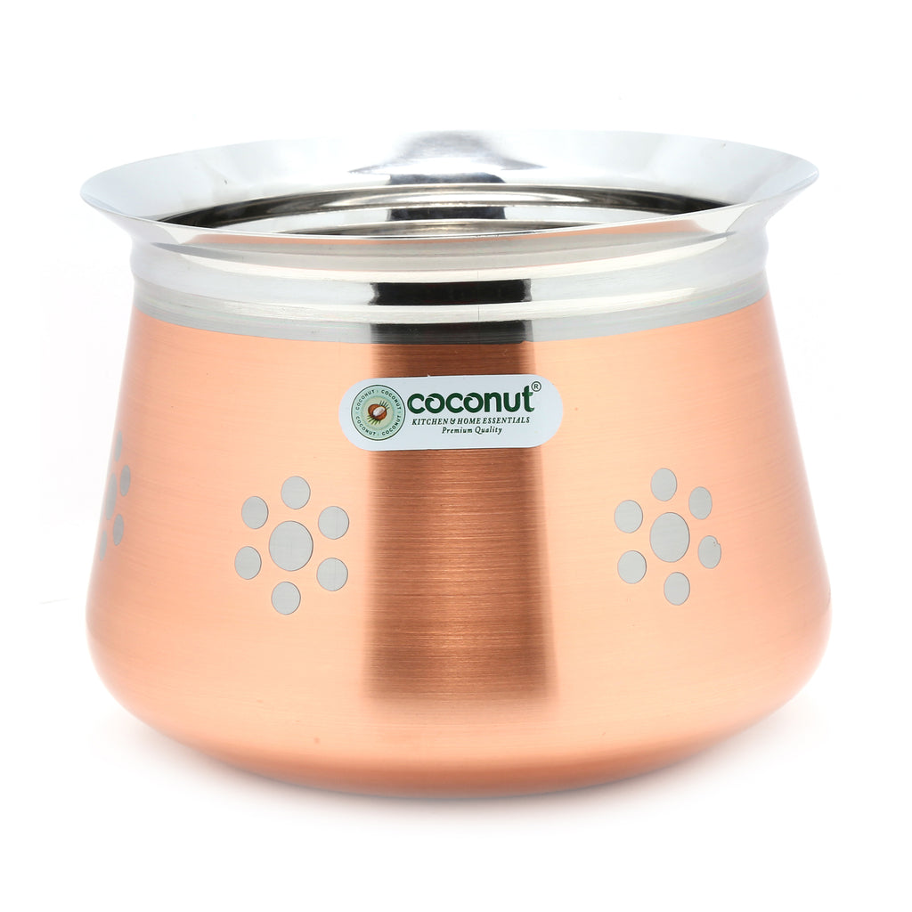 Coconut Stainless Steel - Cookware/Cosmos Copper Handi