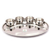 Coconut Stainless Steel Royal Hunger - Mini Royal Thali set / Tummy Delite / Raj Bhag Set, Model - P23, Oval Hunger