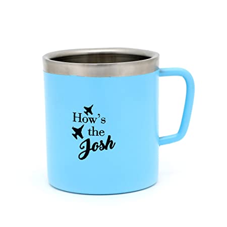 coconut Stainless Steel Double Walled Josh Colour Coffee Mug -Capacity - 275ML - 1 Unit