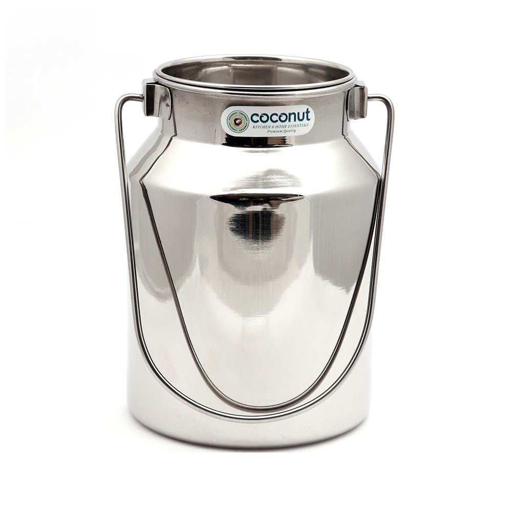 Coconut Stainless Steel Milk Can - 1.5 L, Steel
