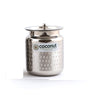 Coconut Stainless Steel Shower Design Ghee - Oil dispenser / Ghee pot with spoon / Ghee Dhani /  Ghee Storage container /  Ghee Serving Jar /  Multipurpose Ghee Pot / Pickle Container, Heavy Gauge, Mirror Finish, Model - GP 05 Shower China Bharani