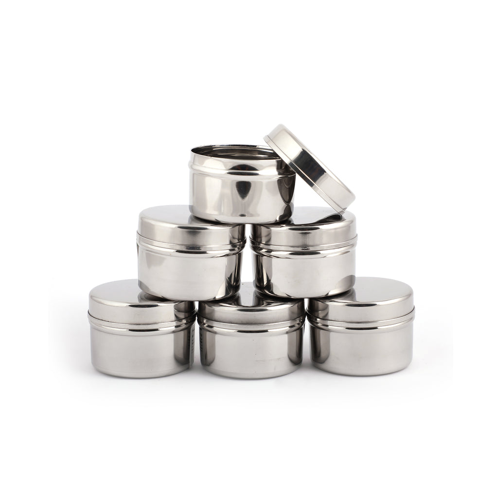 Container Dabba Coconut Stainless Steel Russian Dabba - Food Grade, Strong, Heavy Gaug ...