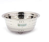 Coconut Stainless Steel Vegetable Colander Strainer | Food Grade Multipurpose Washing & Draining Basket | Rust Proof Kitchen Colander for Vegetables, Fruits, Pasta & Noodles | Mirror Finish | Dishwasher Safe.