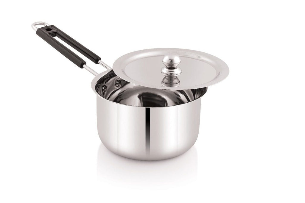 Coconut Stainless Steel Classic Sauce Pan with Lid - 1000 ML (16 cm Diameter)