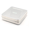 Coconut Stainless Steel Junior Square Masala Box/Spice Container/SS Lid Masala Box with 9 Bowls - Diamater - 22CM, Capacity - 100 ML Each Containers